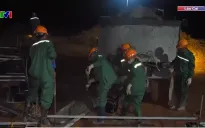 Xuyên đêm thi công dự án khu dân cư Làng Nủ