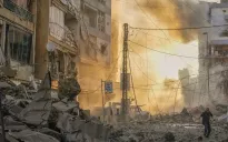 Israel không kích trung tâm chỉ huy của Hezbollah ở Beirut (Lebanon)