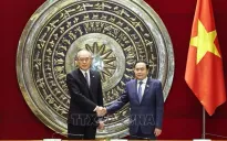 Chủ tịch Quốc hội Trần Thanh Mẫn tiếp Chánh án Tòa án Nhân dân Tối cao Trung Quốc