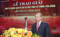 Tổng Bí thư, Chủ tịch nước dự Lễ trao giải Cuộc thi chính luận về bảo vệ nền tảng tư tưởng của Đảng