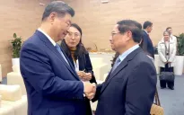 Thủ tướng Phạm Minh Chính gặp Tổng Bí thư, Chủ tịch Trung Quốc Tập Cận Bình