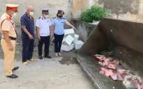 Phát hiện hơn 200kg nội tạng động vật bốc mùi hôi thối trên đường đi tiêu thụ