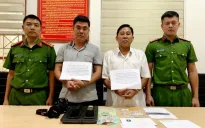 Bắt 2 người dùng thẻ nhà báo giả cưỡng đoạt tài sản của nhiều doanh nghiệp