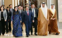 UAE bắn 21 loạt đại bác chào đón Thủ tướng Chính phủ Phạm Minh Chính
