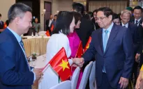 Thủ tướng Phạm Minh Chính gặp gỡ cán bộ, nhân viên Đại sứ quán và các kỹ sư Việt Nam tại Saudi Arabia