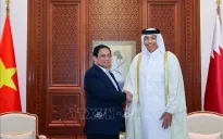 Thủ tướng Phạm Minh Chính hội kiến Chủ tịch Quốc hội Qatar