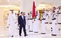 Thủ tướng Nhà nước Qatar chủ trì Lễ đón chính thức Thủ tướng Phạm Minh Chính