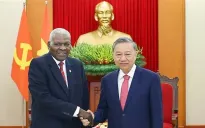 Tổng Bí thư Tô Lâm tiếp Chủ tịch Quốc hội Cuba Esteban Lazo Hérnandez