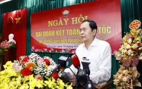 Chủ tịch Quốc hội Trần Thanh Mẫn dự Ngày hội Đại đoàn kết toàn dân tộc tại Hà Nam