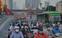 Tuyến đường Lê Văn Lương (Hà Nội) thường xuyên ùn tắc giờ cao điểm