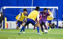 Tiến Linh, Tuấn Hải ghi bàn trong trận đấu tập đầu tiên của ĐT Việt Nam tại Hàn Quốc