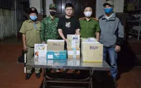 Bắt quả tang đối tượng tàng trữ 1kg ma túy đá và gần 4.800 viên ma túy
