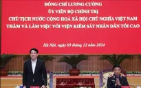 Chủ tịch nước Lương Cường làm việc với Viện Kiểm sát Nhân dân tối cao