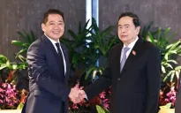 Chủ tịch Quốc hội Trần Thanh Mẫn tiếp lãnh đạo một số tập đoàn lớn của Singapore