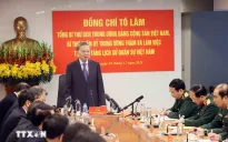 Tổng Bí thư Tô Lâm thăm và làm việc tại Bảo tàng Lịch sử Quân sự Việt Nam