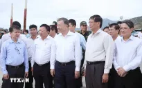 Tổng Bí thư Tô Lâm thăm và kiểm tra một số cơ sở kinh tế, văn hóa, xã hội tại Ninh Thuận