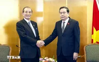Chủ tịch Quốc hội Trần Thanh Mẫn tiếp lãnh đạo Tập đoàn Tokyu