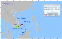 Bão số 10 khả năng suy yếu trên biển