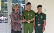 Thiếu úy quân đội nhặt được túi xách có 13 nhẫn vàng rồi trả lại người đánh rơi