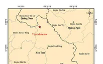 Rạng sáng nay xảy ra 5 trận động đất ở Kon Tum