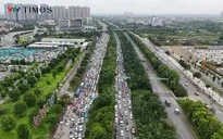 Hà Nội: Tổ chức giao thông 1 chiều trên đường gom Đại lộ Thăng Long