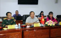 Bộ Tư lệnh Quân khu 3 của Quân đội Hoàng gia Campuchia chúc Tết tại tỉnh Vĩnh Long