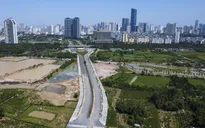 Hà Nội: Khai thác tạm đoạn tuyến thuộc dự án đường Lê Quang Đạo kéo dài