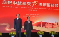 Chiêu đãi chào mừng 75 năm ngày thiết lập quan hệ ngoại giao Việt Nam - Trung Quốc