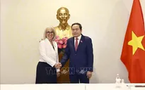 Chủ tịch Quốc hội Trần Thanh Mẫn tiếp Tổng Giám đốc Tổ chức quốc tế Pháp ngữ