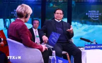 Thủ tướng Phạm Minh Chính đối thoại chính sách đặc biệt tại WEF Davos