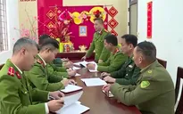 Công an xã biên giới Môn Sơn bảo vệ an ninh xuyên Tết