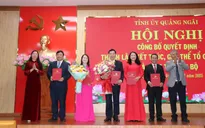 Quảng Ngãi công bố Quyết định thành lập các tổ chức đảng và công tác cán bộ