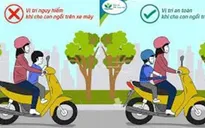 Chở trẻ em trên 6 tuổi ngồi trước xe máy sẽ bị phạt bao nhiêu tiền?