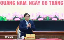 Thủ tướng Phạm Minh Chính: Mỗi cán bộ, công chức, người dân phải thực sự gắn bó máu thịt với Quảng Nam