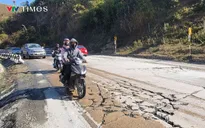 Đèo Lò Xo xuống cấp gây mất an toàn giao thông
