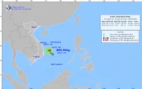 Áp thấp nhiệt đới suy yếu dần thành vùng áp thấp