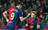 Lewandowski lập công, Barca lấy ngôi đầu La Liga từ Real Madrid