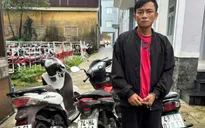 Bắt giữ đối tượng trộm cắp hàng loạt xe máy từng có 3 tiền án