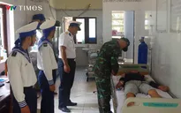 Bệnh xá đảo Trường Sa cấp cứu ngư dân bị đột quỵ não