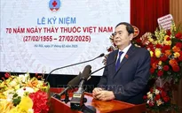 Chủ tịch Quốc hội Trần Thanh Mẫn dự Lễ kỷ niệm 70 năm Ngày Thầy thuốc Việt Nam tại Bệnh viện Hữu Nghị