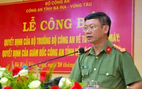 Công an Bà Rịa - Vũng Tàu sắp xếp, kiện toàn bộ máy nhân sự