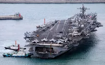 Tàu sân bay Mỹ đầu tiên cập cảng Hàn Quốc dưới thời Tổng thống Trump