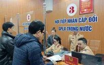 Cấp giấy hẹn để người dân tham gia giao thông khi chưa in được giấy phép lái xe