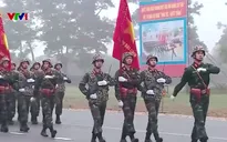Hàng nghìn cán bộ chiến sĩ hợp luyện diễu binh, diễu hành kỷ niệm 50 năm Giải phóng miền Nam
