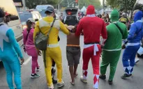Cảnh sát Brazil hóa trang thành siêu nhân để bắt tội phạm
