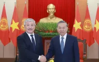 Tổng Bí thư Tô Lâm tiếp Thủ tướng Kyrgyzstan Adylbek Kasimalyev