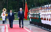 Thủ tướng Phạm Minh Chính chủ trì lễ đón Thủ tướng Cộng hòa Kyrgyzstan