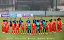 Đội tuyển U22 Việt Nam hứng khởi bước vào buổi tập đầu tiên