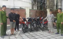 Bắt nhóm 10 thanh, thiếu niên chuyên trộm cắp xe máy ở Huế