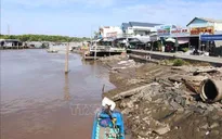 Cà Mau: Còn 43 hộ dân ở cửa biển Vàm Xoáy nằm trong nguy cơ sạt lở cao